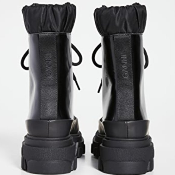Track Sole Combat Boots - Picture 3 of 4